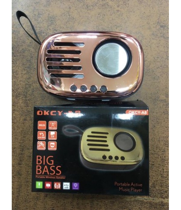 OKCY-A8 Big Bass Portable Wireless Bluetooth Speakers